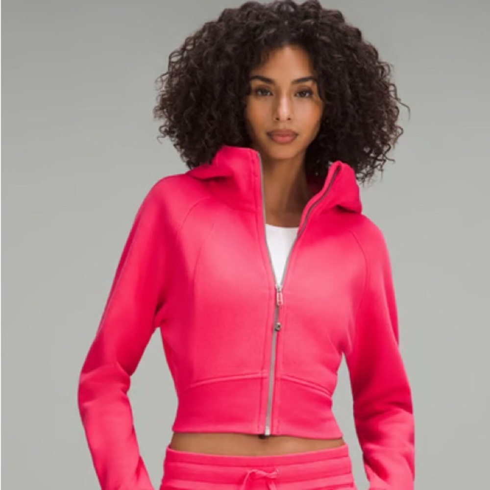 Lululemon Glaze Pink Scuba Crop